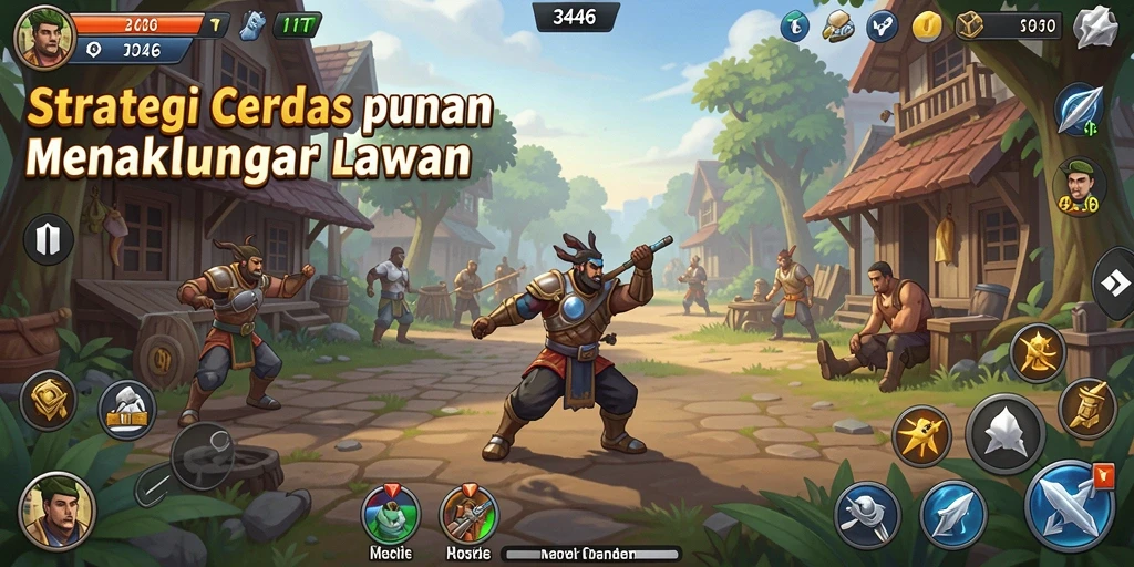 Screenshot utama dari gameplay seru dan menantang di 3446.