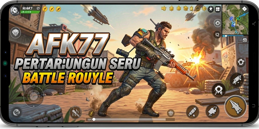 Tanpa henti beraksi di medan pertempuran Battle Royale.