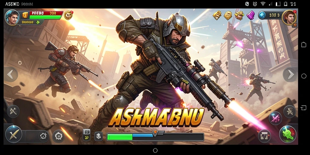 Screenshot menampilkan karakter heroik dalam aksi mendebarkan.