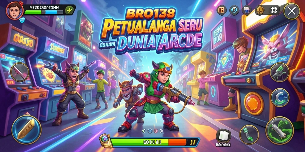 Tampilan gameplay seru di BRO138 dengan aksi arcade yang mengasyikkan.