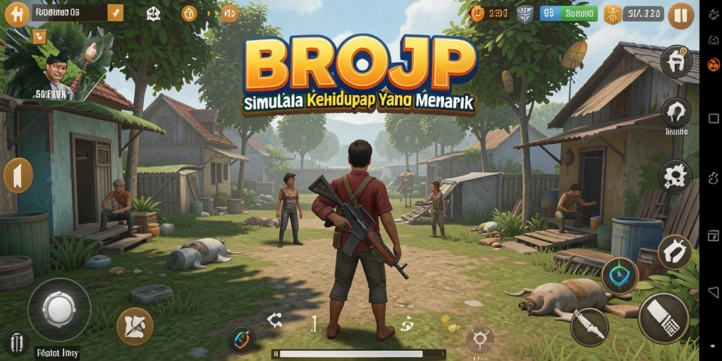 Tampilan menarik dari gameplay BROJP yang membawa pengalaman simulasi mendalam.