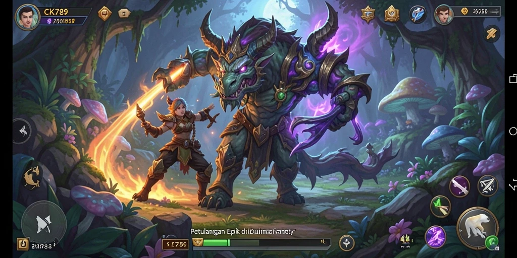 Screenshot gameplay CK789 yang penuh aksi dan petualangan.