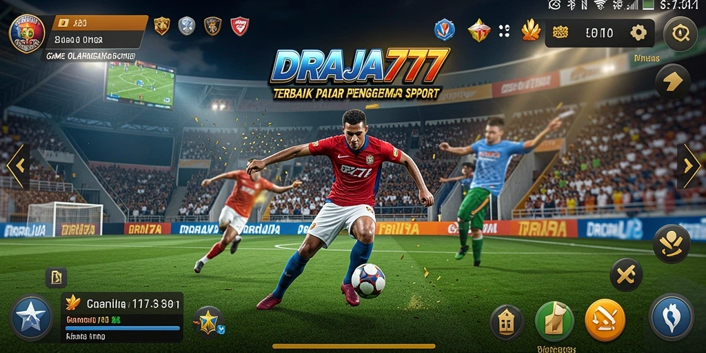 Tampilan utama dari gameplay DRAJA777 yang mendebarkan.