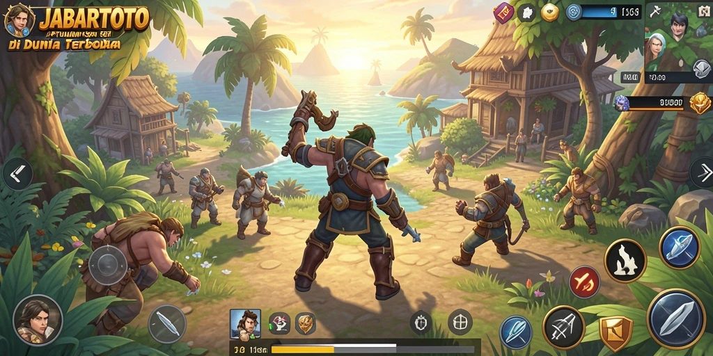 Tangkapan layar yang menunjukkan pengalaman gameplay seru di dunia terbuka.
