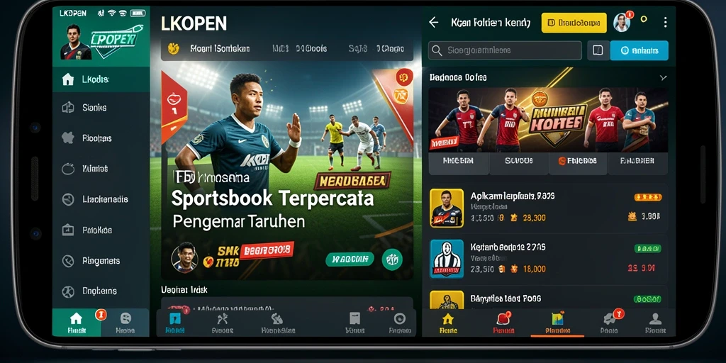 Tampilan screenshot dari gameplay Sportsbook yang menarik.