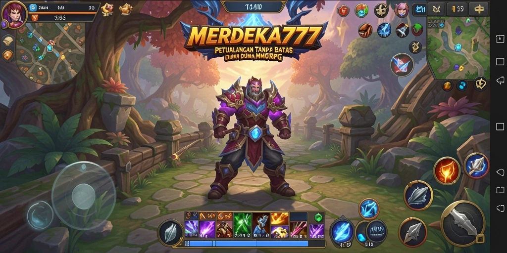Tampilan gameplay serta petualangan epik dalam MERDEKA777.