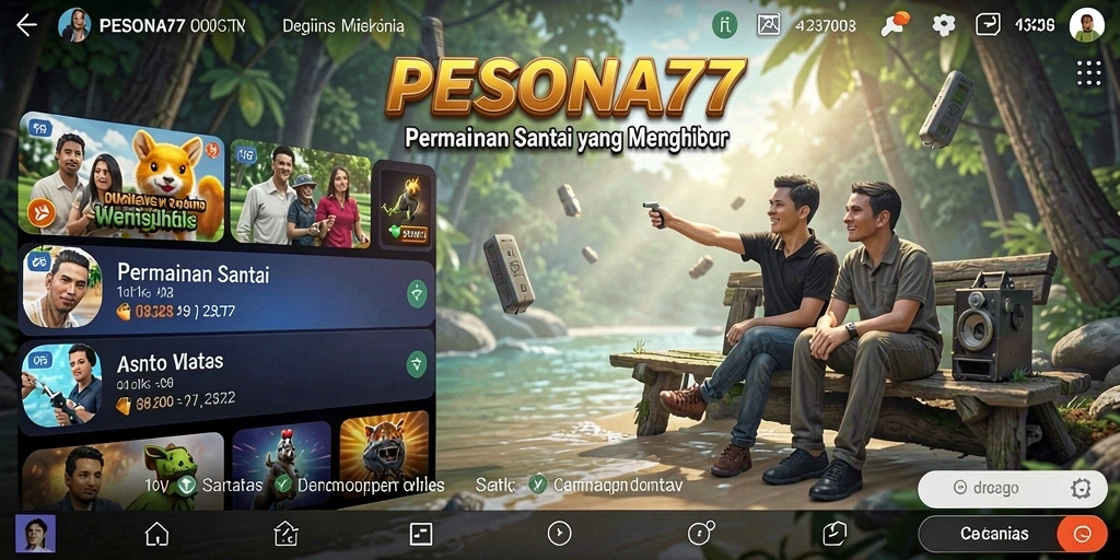 Tampilan menarik dari gameplay PESONA77 yang memikat hati.
