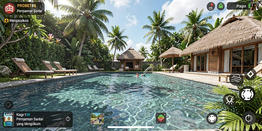 Tampilan gameplay PROBET88 yang penuh warna dan menarik.