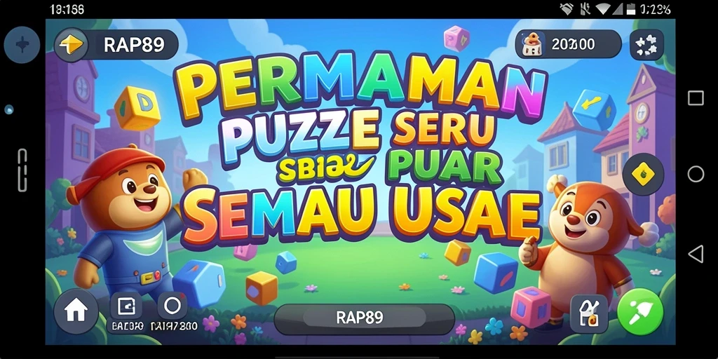Tampilan gameplay RAP89 menampilkan tantangan Puzzle yang menarik.
