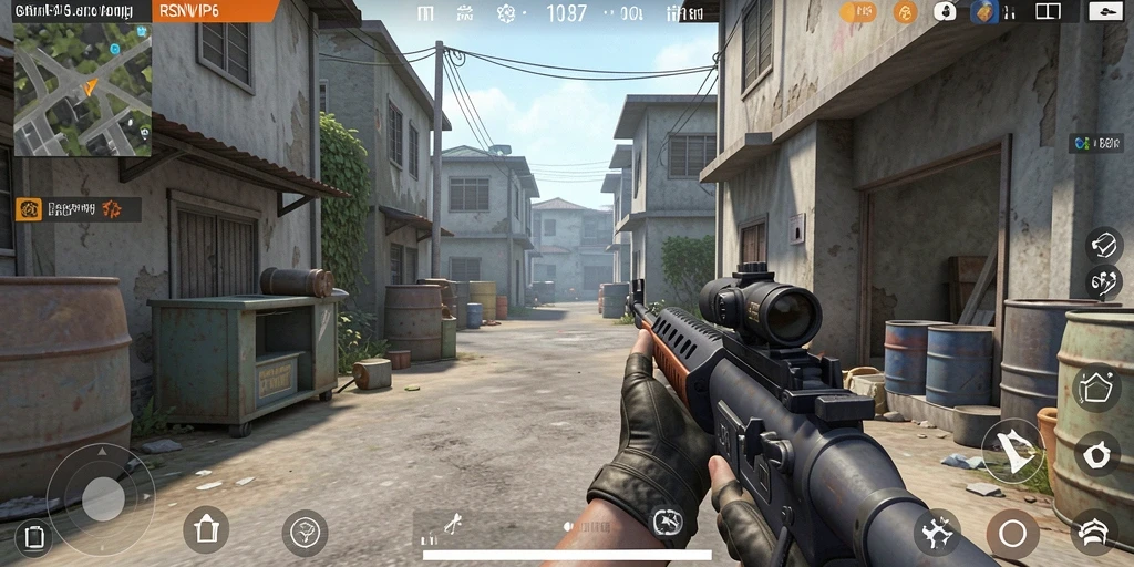 Tampilan gameplay seru dari RSNVIP6 dengan aksi menegangkan.