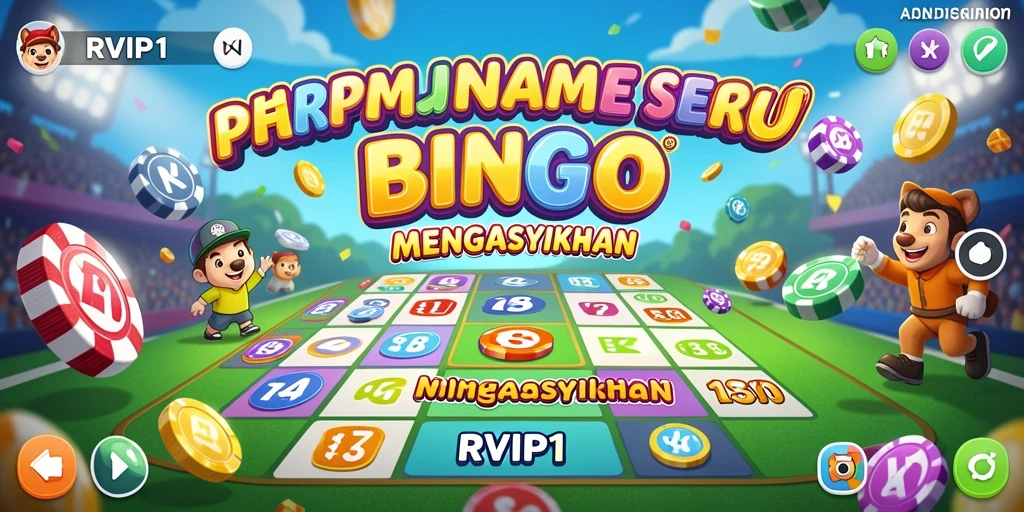 Screenshot gameplay RVIP1 menampilkan keseruan bermain Bingo.