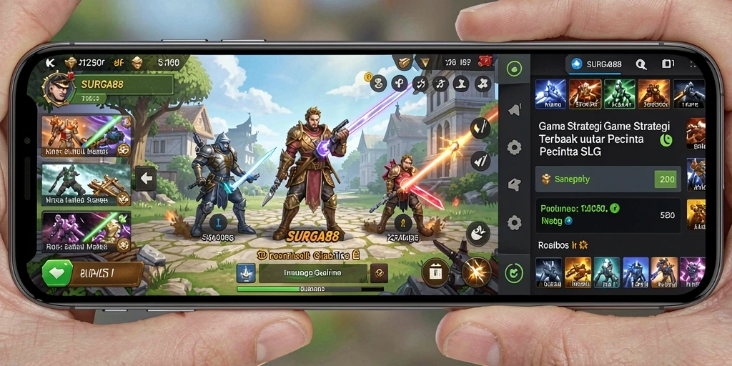 Tampilan gameplay menarik dari SURGA88 dengan banyak aksi strategi.