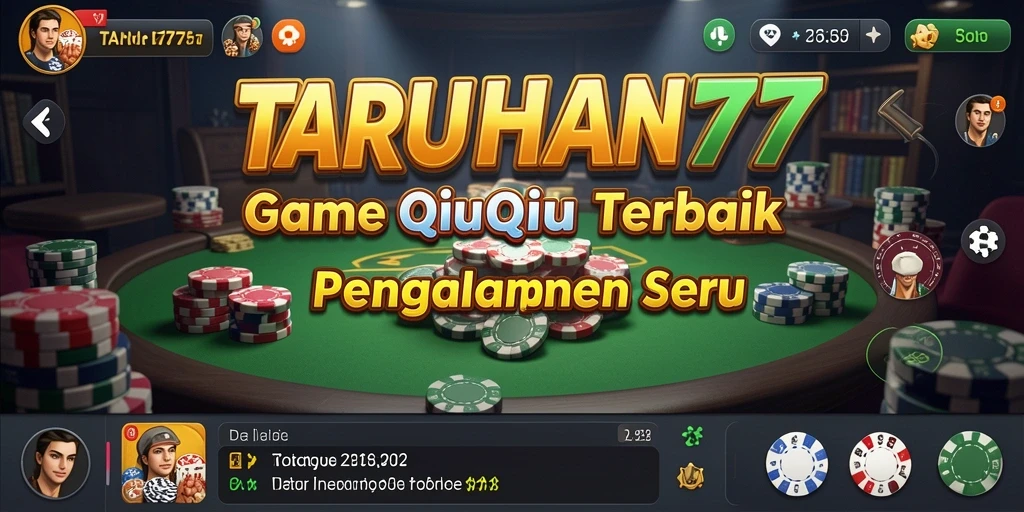 Gameplay seru TARUHAN77 dalam permainan QiuQiu.