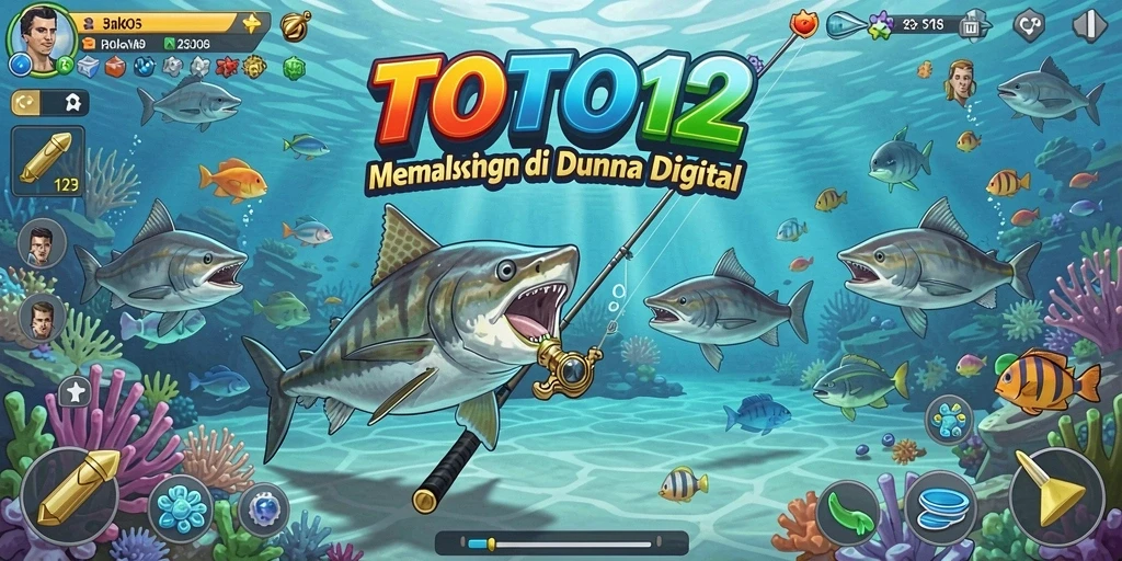 Tampilan screenshot TOTO12 yang menampilkan gameplay memancing yang seru.
