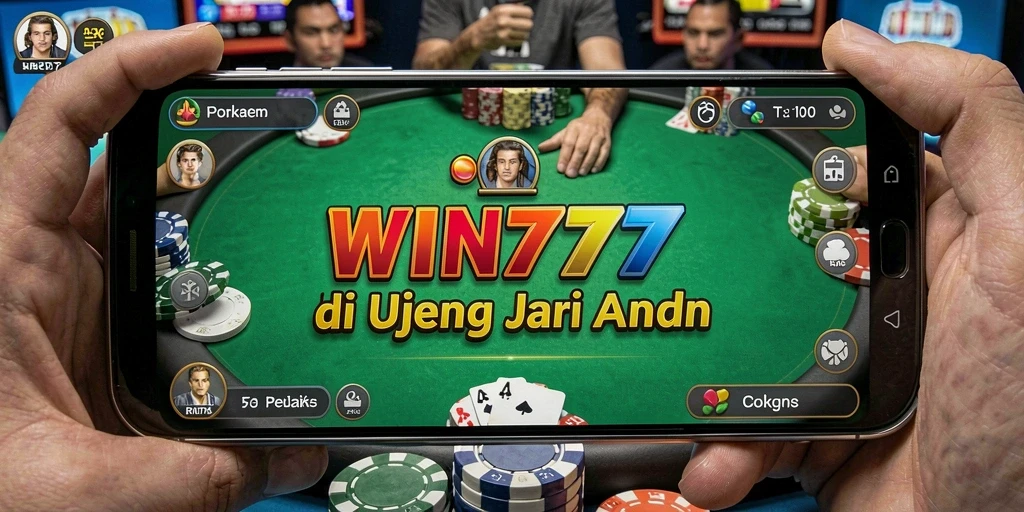Tampilan gameplay Poker yang menegangkan dan interaktif.