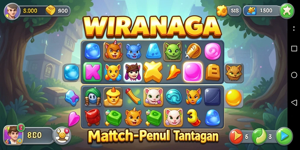 Tampilan gameplay seru dari WIRANAGA, ajak temanmu bertanding!