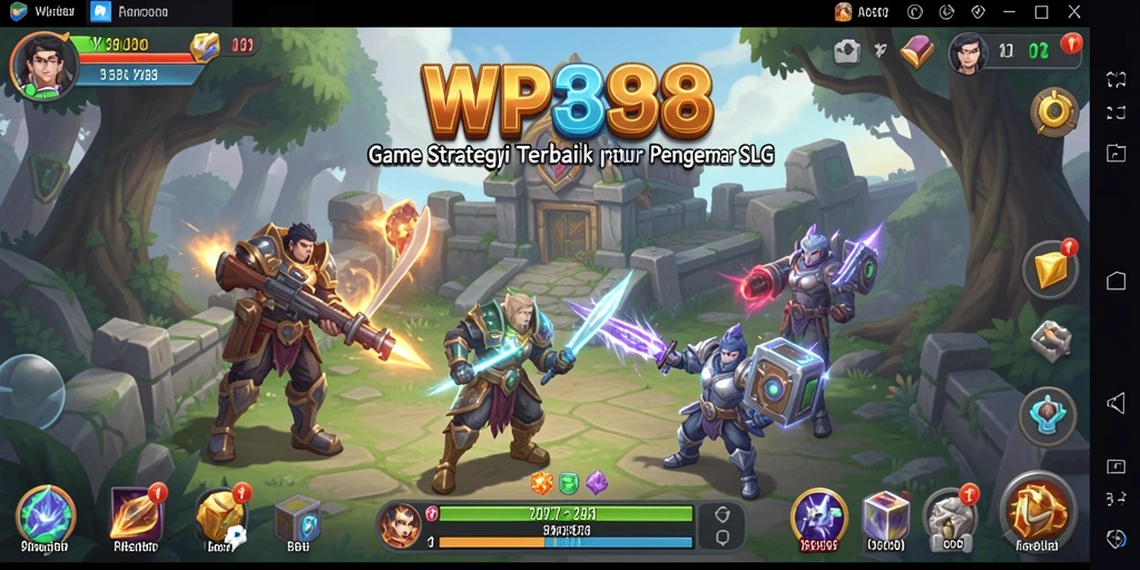 Tangkapan layar gameplay WP888 menampilkan strategi dan pertempuran yang mendebarkan.