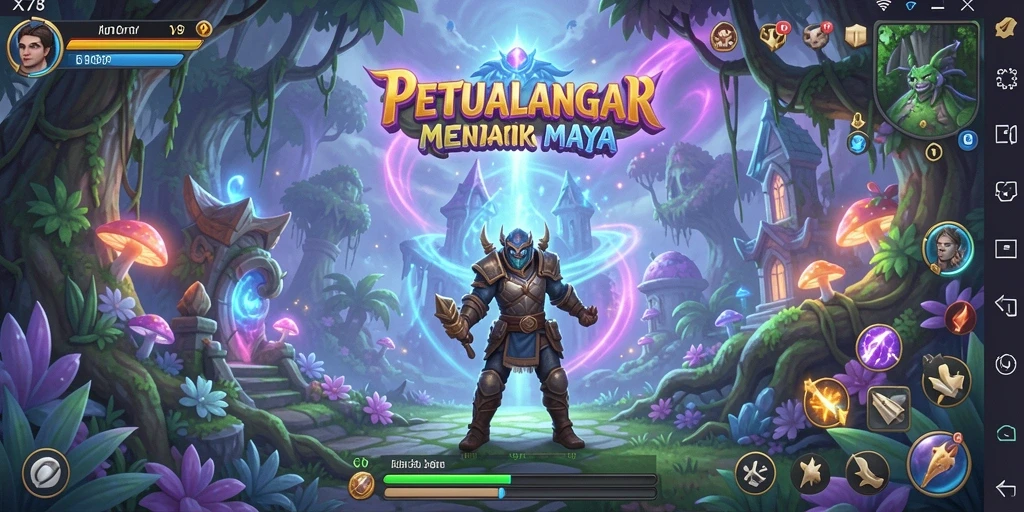Tampilan gameplay seru dari X78 dalam suasana petualangan yang mendebarkan.