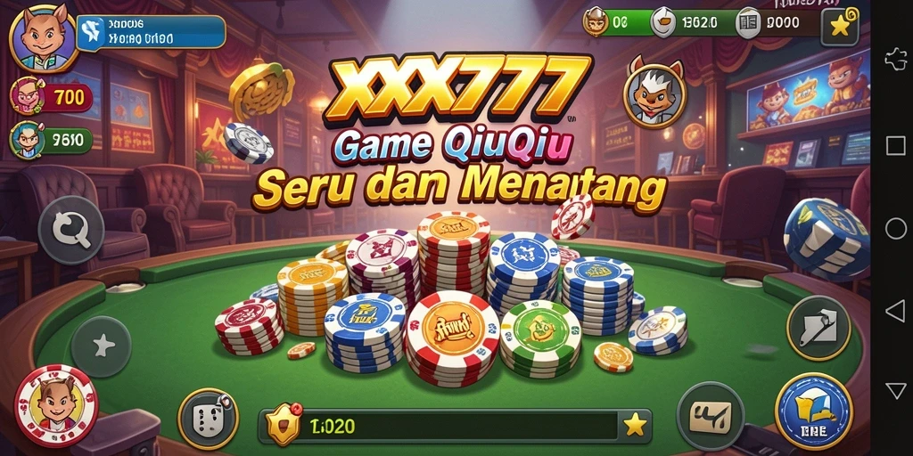 Screenshot menampilkan gameplay menarik dari QiuQiu.